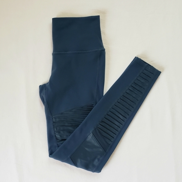 ALO Yoga Pants - ALO YOGA Royal Blue Athletic Leggings